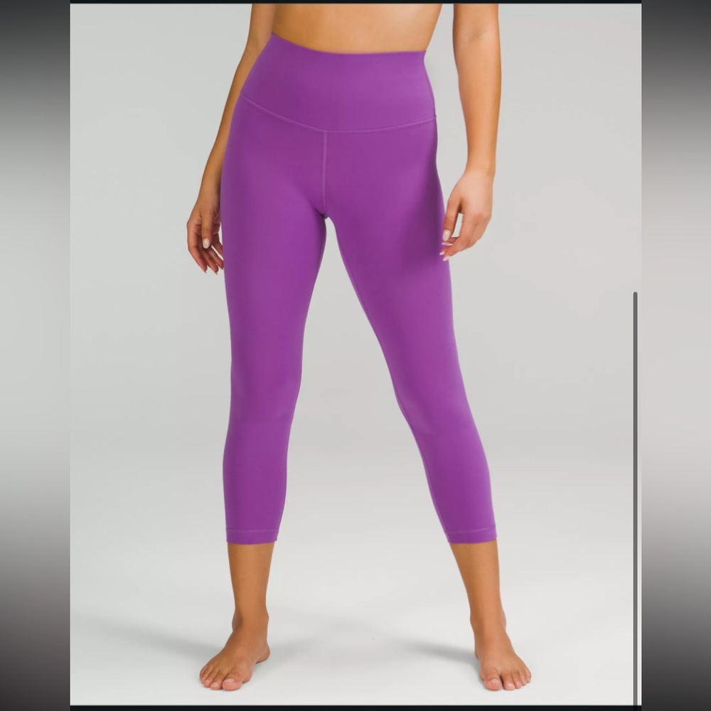 NWT lululemon Align High-Rise Crop 23" Moonlit Magenta Size: 14
